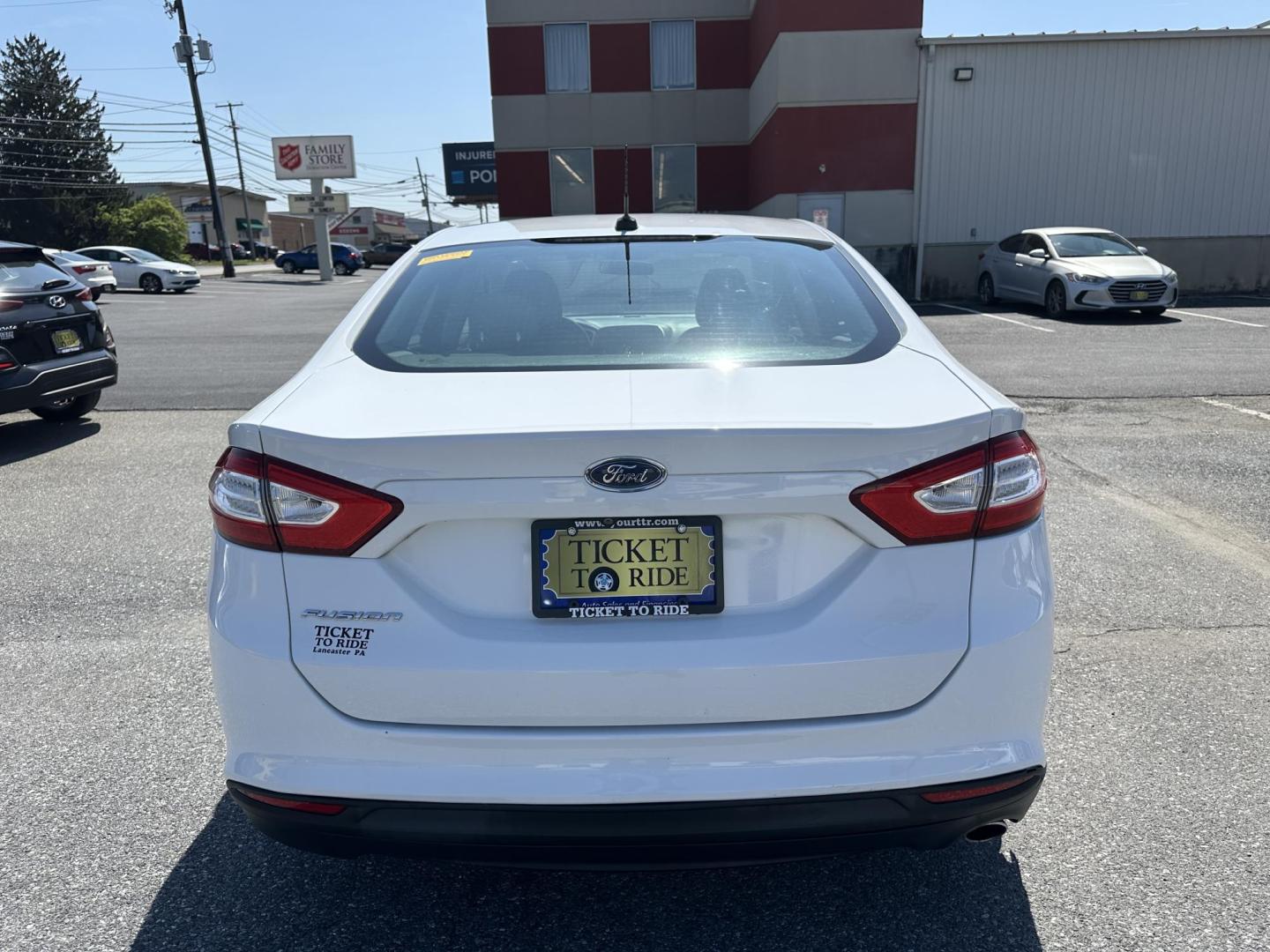 2016 WHITE Ford Fusion S (1FA6P0G75G5) with an 2.5L L4 DOHC 16V engine, 6-Speed Automatic transmission, located at 1254 Manheim Pike, Lancaster, PA, 17601, (717) 393-9133, 40.062870, -76.323273 - Photo#7