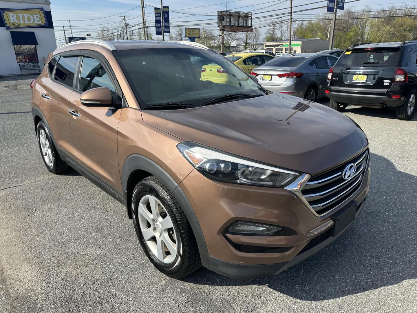 2016 ORANGE Hyundai Tucson Eco AWD (KM8J3CA2XGU) with an 1.6L L4 DOHC 16V engine, 7A transmission, located at 1254 Manheim Pike, Lancaster, PA, 17601, (717) 393-9133, 40.062870, -76.323273 - Photo#2