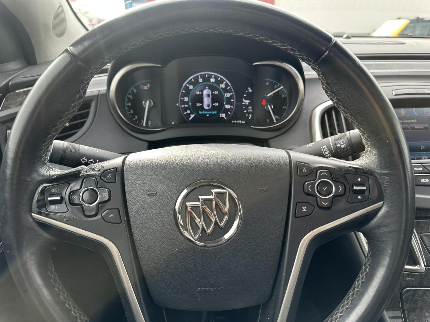 2014 WHITE Buick LaCrosse Leather Package (1G4GB5G36EF) with an 3.6L V6 DOHC 24V FFV engine, 6-Speed Automatic transmission, located at 1254 Manheim Pike, Lancaster, PA, 17601, (717) 393-9133, 40.062870, -76.323273 - Photo#13