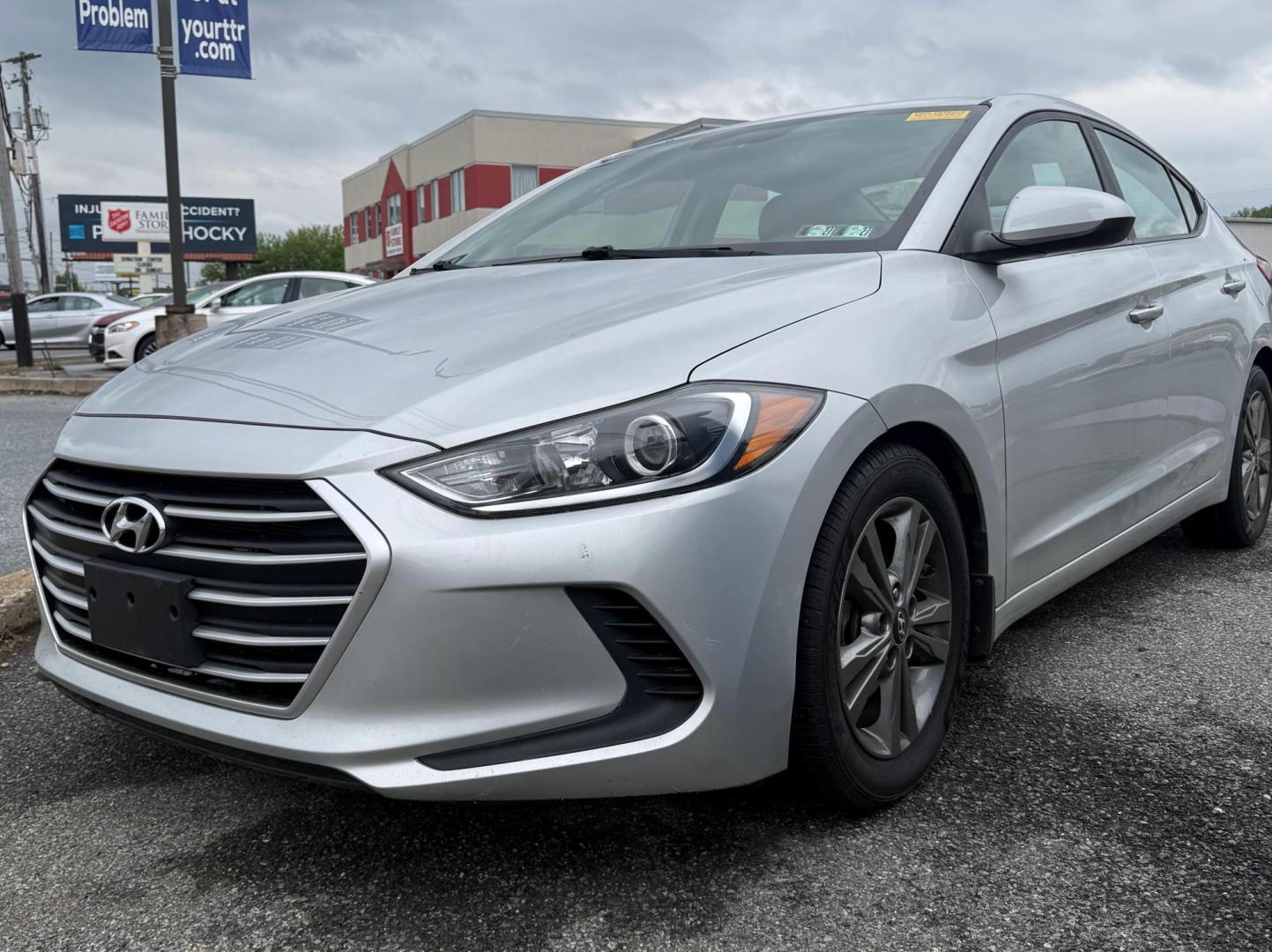 2018 SILVER Hyundai Elantra Limited (5NPD84LF1JH) with an 1.8L L4 DOHC 16V engine, 6A transmission, located at 1254 Manheim Pike, Lancaster, PA, 17601, (717) 393-9133, 40.062870, -76.323273 - Enjoy comfort, style, and modern features in this 2018 Hyundai Elantra Limited—a well-equipped sedan that delivers a premium feel without the premium price. With its sleek design and refined interior, the Limited trim takes your daily drive to the next level. Reliable, efficient, and packed with- Photo#0