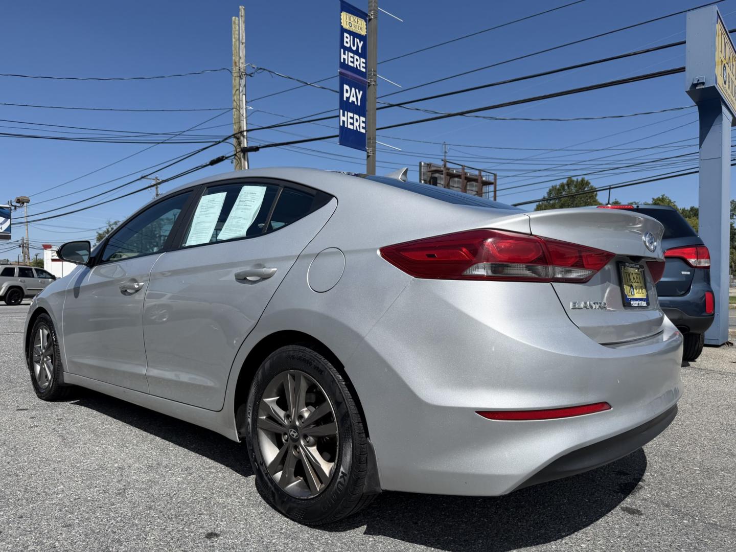 2018 SILVER Hyundai Elantra Limited (5NPD84LF1JH) with an 1.8L L4 DOHC 16V engine, 6A transmission, located at 1254 Manheim Pike, Lancaster, PA, 17601, (717) 393-9133, 40.062870, -76.323273 - Enjoy comfort, style, and modern features in this 2018 Hyundai Elantra Limited—a well-equipped sedan that delivers a premium feel without the premium price. With its sleek design and refined interior, the Limited trim takes your daily drive to the next level. Reliable, efficient, and packed with- Photo#2