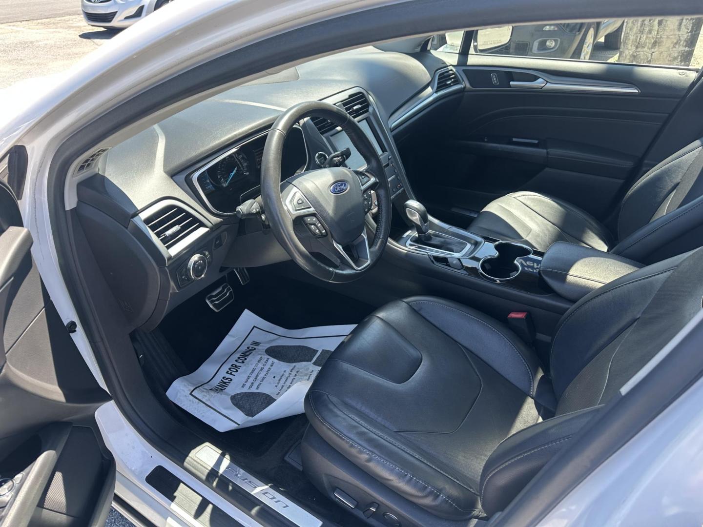 2016 WHITE Ford Fusion Titanium AWD (3FA6P0D92GR) with an 2.0L L4 DOHC 16V engine, 6A transmission, located at 1254 Manheim Pike, Lancaster, PA, 17601, (717) 393-9133, 40.062870, -76.323273 - Photo#8