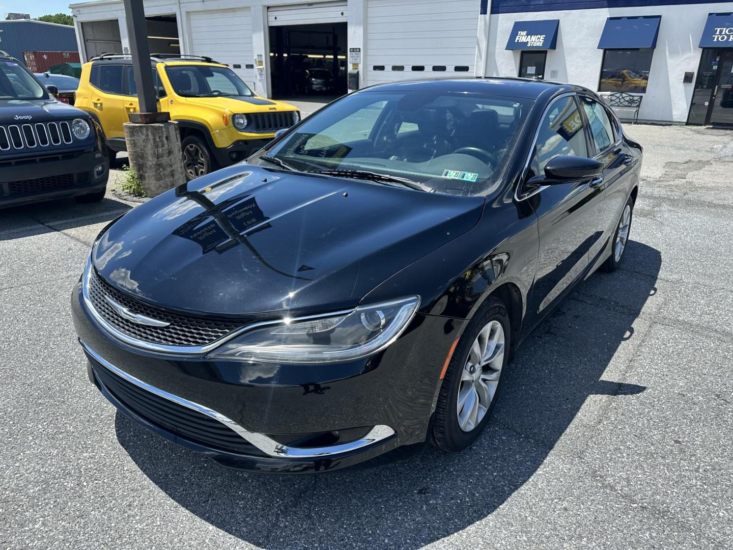 2015 BLACK Chrysler 200 C (1C3CCCCBXFN) with an 2.4L L4 DOHC 16V engine, 9-Speed Automatic transmission, located at 1254 Manheim Pike, Lancaster, PA, 17601, (717) 393-9133, 40.062870, -76.323273 - Photo#0