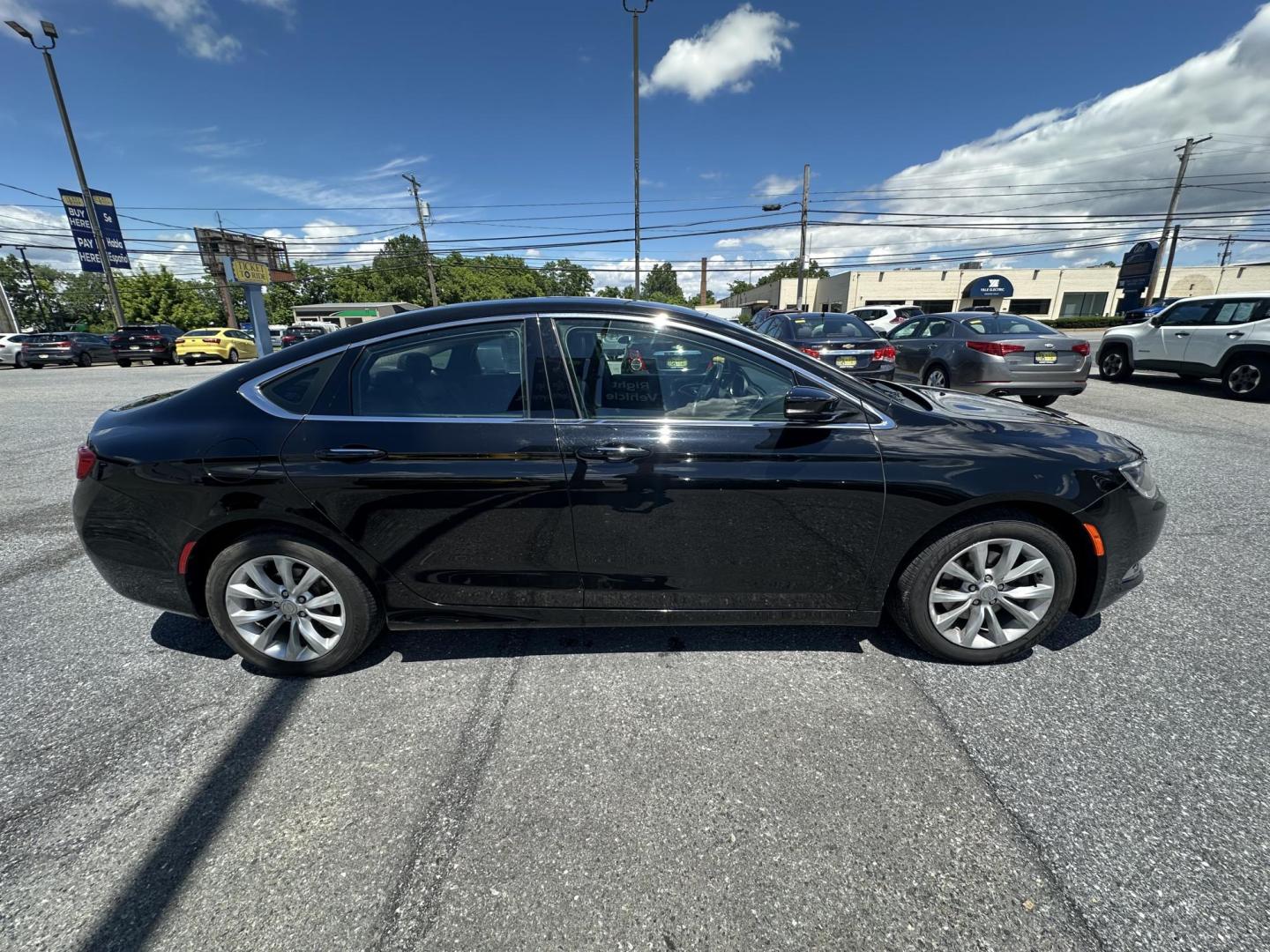 2015 BLACK Chrysler 200 C (1C3CCCCBXFN) with an 2.4L L4 DOHC 16V engine, 9-Speed Automatic transmission, located at 1254 Manheim Pike, Lancaster, PA, 17601, (717) 393-9133, 40.062870, -76.323273 - Photo#3