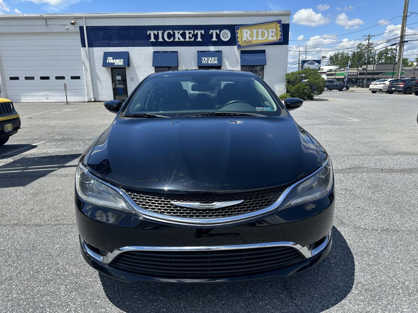 2015 BLACK Chrysler 200 C (1C3CCCCBXFN) with an 2.4L L4 DOHC 16V engine, 9-Speed Automatic transmission, located at 1254 Manheim Pike, Lancaster, PA, 17601, (717) 393-9133, 40.062870, -76.323273 - Photo#1