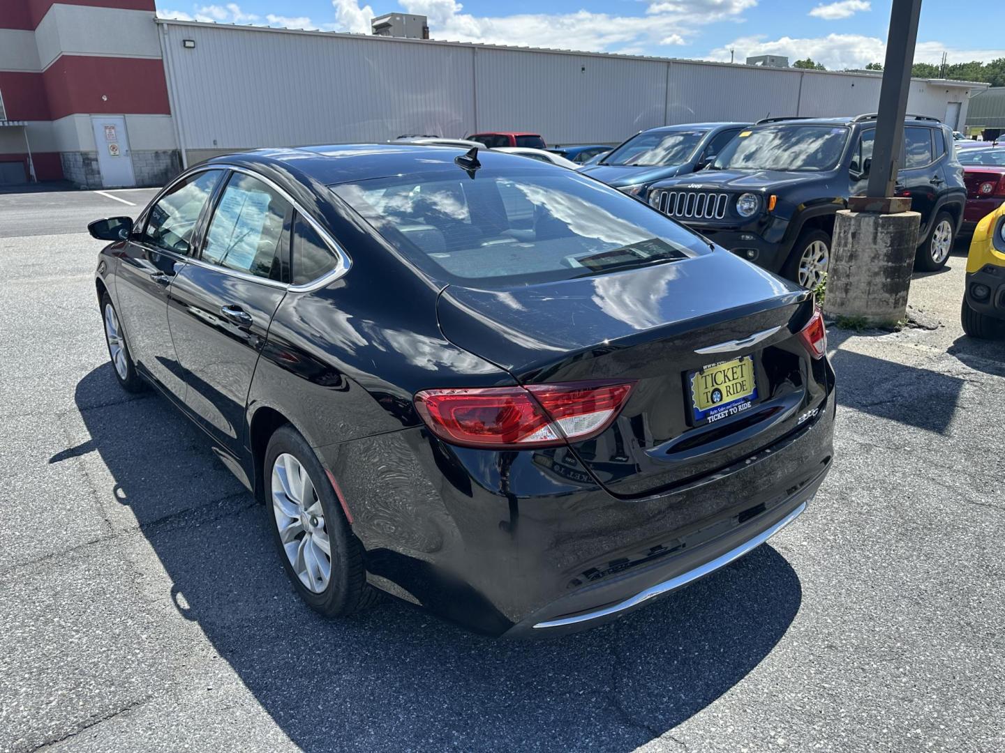 2015 BLACK Chrysler 200 C (1C3CCCCBXFN) with an 2.4L L4 DOHC 16V engine, 9-Speed Automatic transmission, located at 1254 Manheim Pike, Lancaster, PA, 17601, (717) 393-9133, 40.062870, -76.323273 - Photo#4