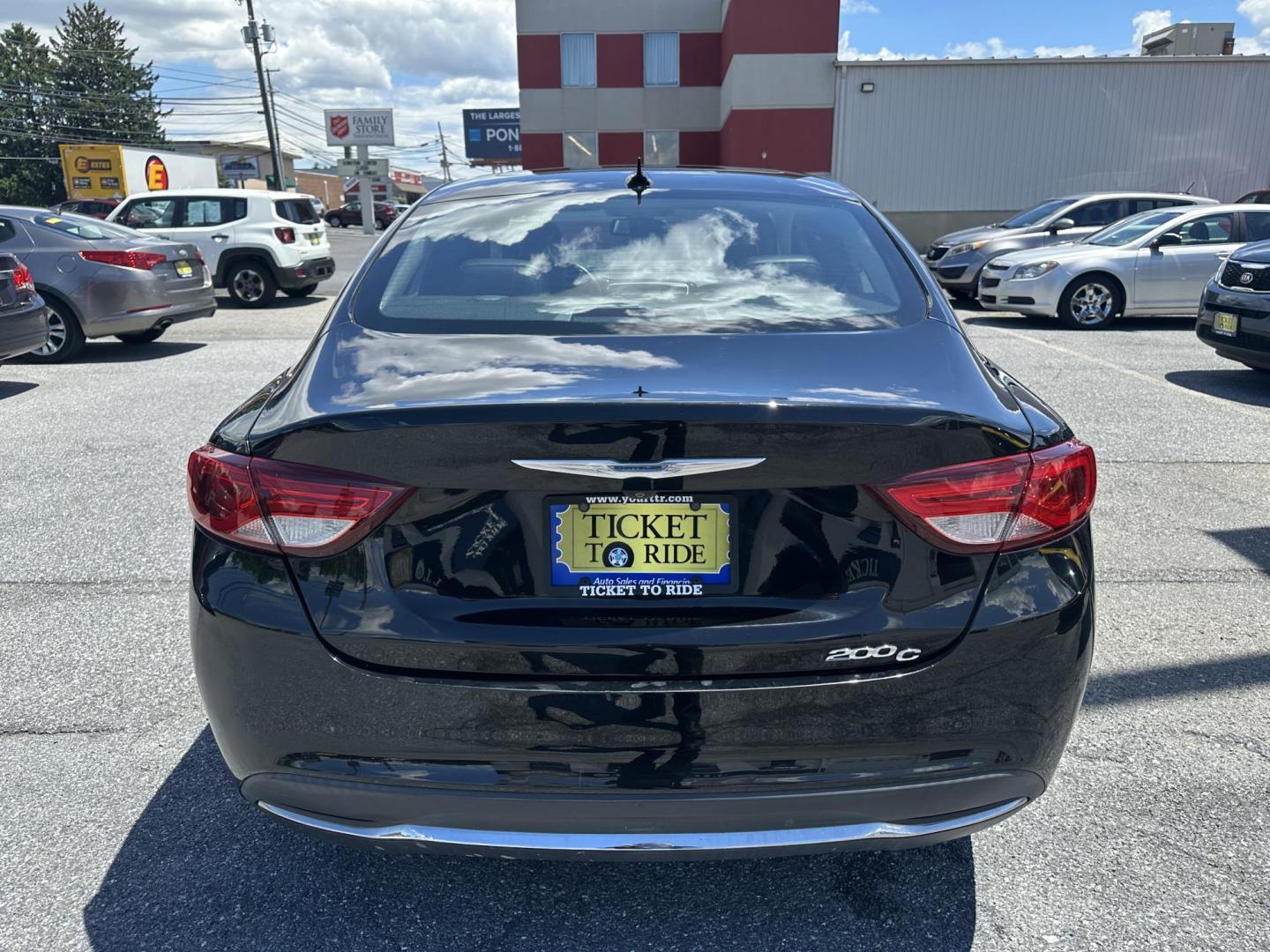 2015 BLACK Chrysler 200 C (1C3CCCCBXFN) with an 2.4L L4 DOHC 16V engine, 9-Speed Automatic transmission, located at 1254 Manheim Pike, Lancaster, PA, 17601, (717) 393-9133, 40.062870, -76.323273 - Photo#5