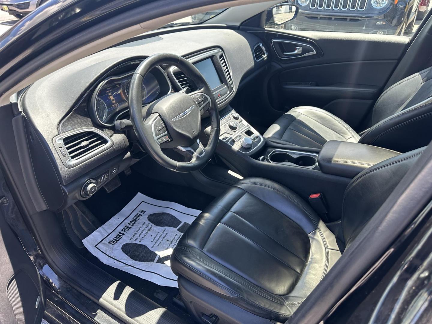 2015 BLACK Chrysler 200 C (1C3CCCCBXFN) with an 2.4L L4 DOHC 16V engine, 9-Speed Automatic transmission, located at 1254 Manheim Pike, Lancaster, PA, 17601, (717) 393-9133, 40.062870, -76.323273 - Photo#8