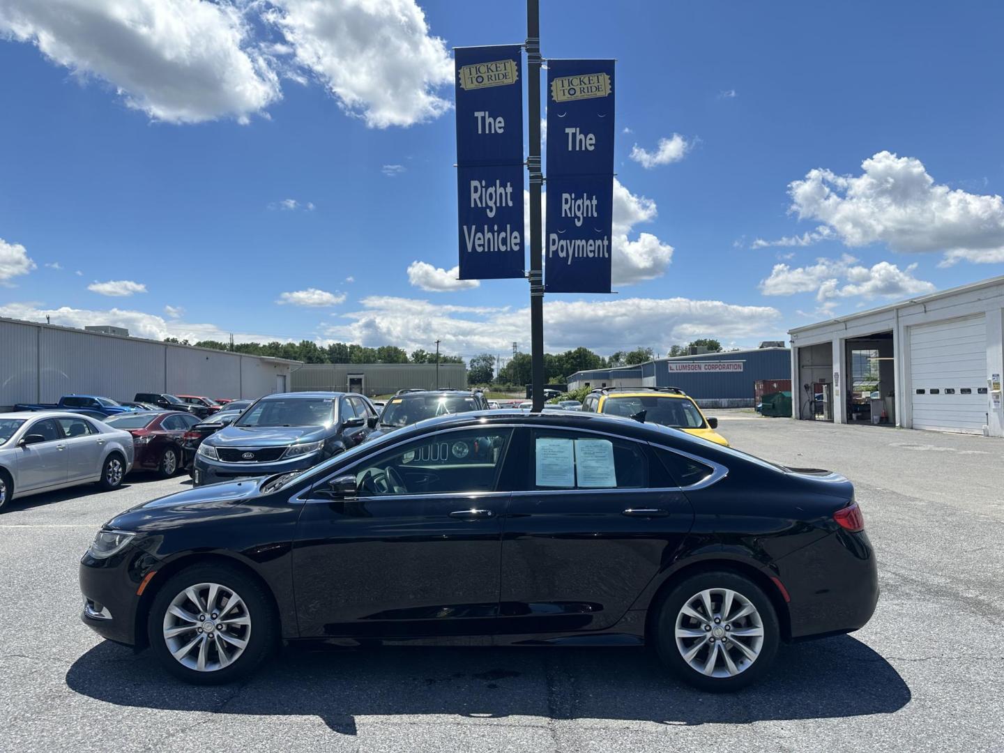 2015 BLACK Chrysler 200 C (1C3CCCCBXFN) with an 2.4L L4 DOHC 16V engine, 9-Speed Automatic transmission, located at 1254 Manheim Pike, Lancaster, PA, 17601, (717) 393-9133, 40.062870, -76.323273 - Photo#9