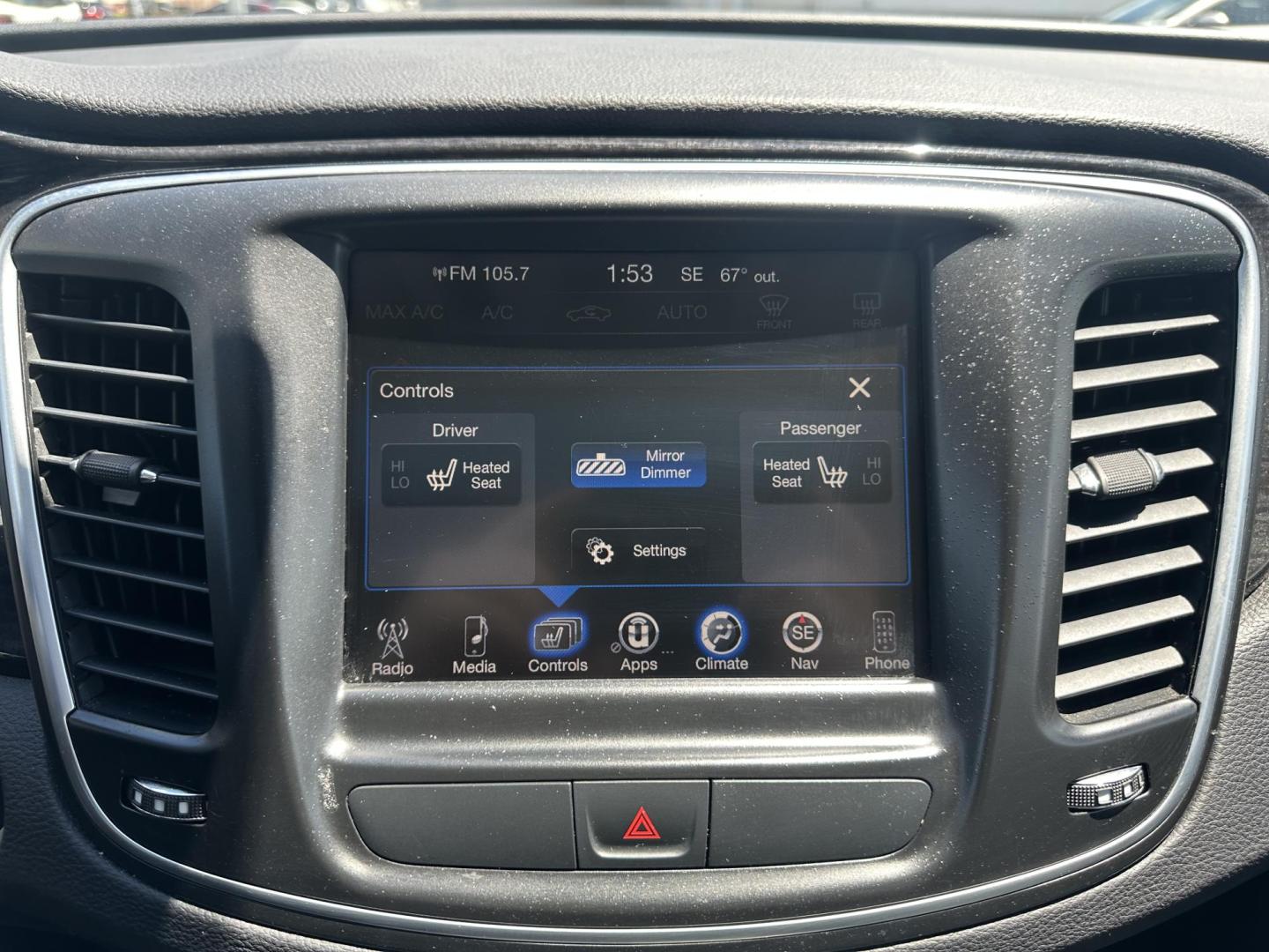 2015 BLACK Chrysler 200 C (1C3CCCCBXFN) with an 2.4L L4 DOHC 16V engine, 9-Speed Automatic transmission, located at 1254 Manheim Pike, Lancaster, PA, 17601, (717) 393-9133, 40.062870, -76.323273 - Photo#13