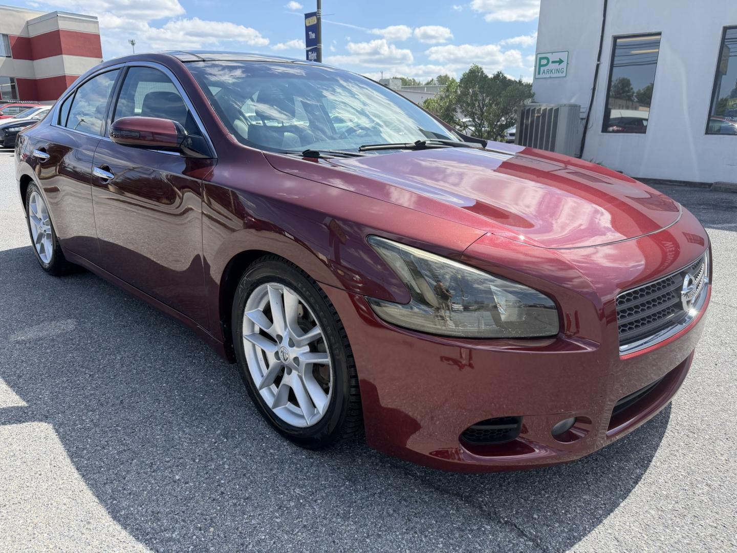 2010 RED Nissan Maxima S (1N4AA5AP2AC) with an 3.5L V6 DOHC 24V engine, CVT transmission, located at 1254 Manheim Pike, Lancaster, PA, 17601, (717) 393-9133, 40.062870, -76.323273 - Fully loaded and packed with comfort! The 2010 Nissan Maxima S features leather seating, heated front seats, a heated steering wheel, power sunroof, backup camera, push-button start, keyless entry, dual-zone climate control, rear climate controls, Bluetooth connectivity, premium audio, and steering-- Photo#6