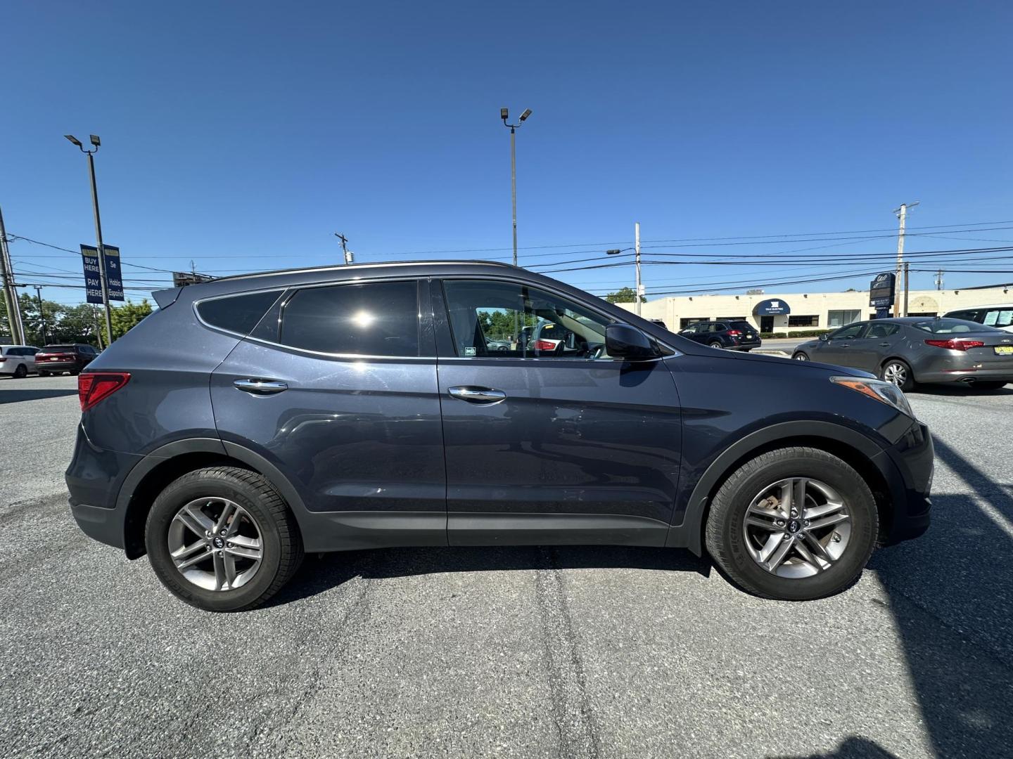 2017 BLUE Hyundai Santa Fe Sport 2.4 AWD (5XYZUDLB4HG) with an 2.4L L4 DOHC 16V engine, 6A transmission, located at 1254 Manheim Pike, Lancaster, PA, 17601, (717) 393-9133, 40.062870, -76.323273- Photo#5