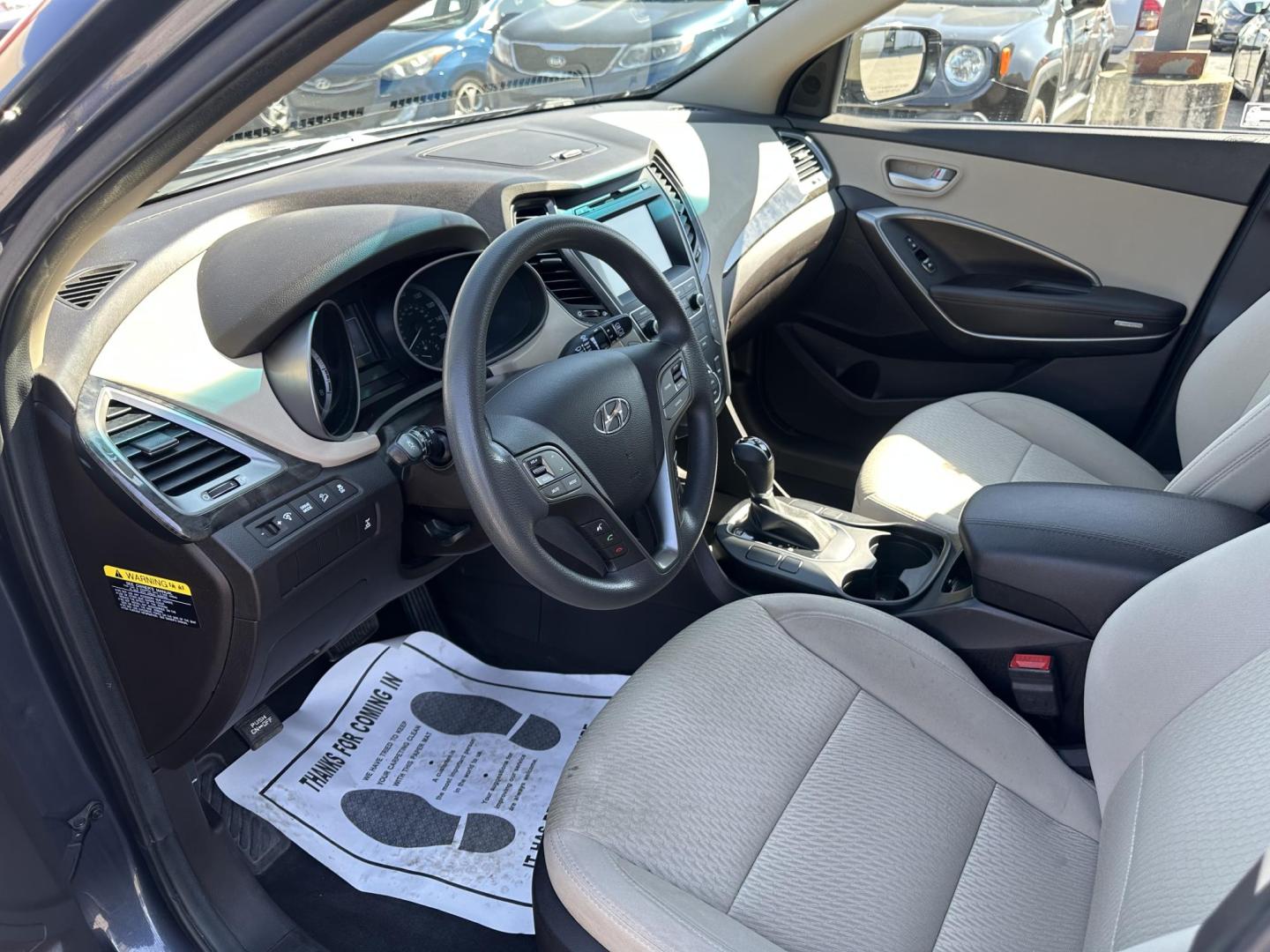 2017 BLUE Hyundai Santa Fe Sport 2.4 AWD (5XYZUDLB4HG) with an 2.4L L4 DOHC 16V engine, 6A transmission, located at 1254 Manheim Pike, Lancaster, PA, 17601, (717) 393-9133, 40.062870, -76.323273- Photo#6