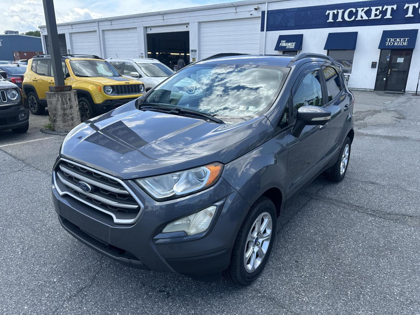 2018 BLUE Ford EcoSport SE AWD (MAJ6P1UL1JC) with an 2.0L L4 DOHC 16V engine, 6A transmission, located at 1254 Manheim Pike, Lancaster, PA, 17601, (717) 393-9133, 40.062870, -76.323273- Photo#0