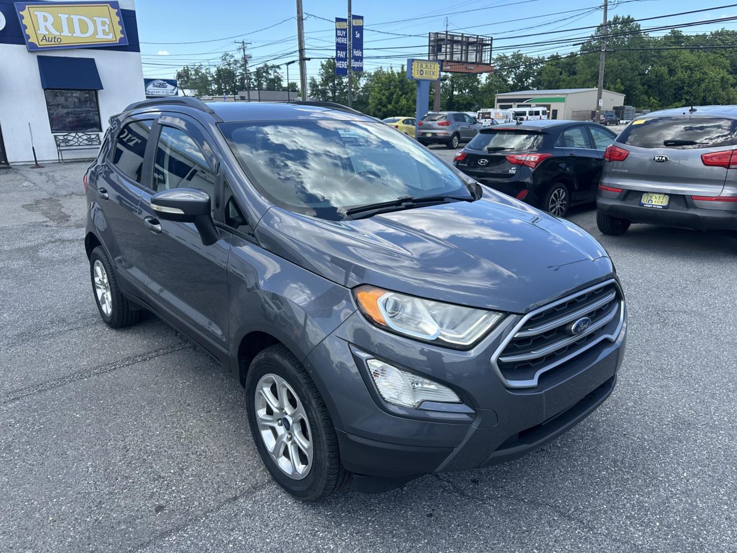 2018 BLUE Ford EcoSport SE AWD (MAJ6P1UL1JC) with an 2.0L L4 DOHC 16V engine, 6A transmission, located at 1254 Manheim Pike, Lancaster, PA, 17601, (717) 393-9133, 40.062870, -76.323273- Photo#2