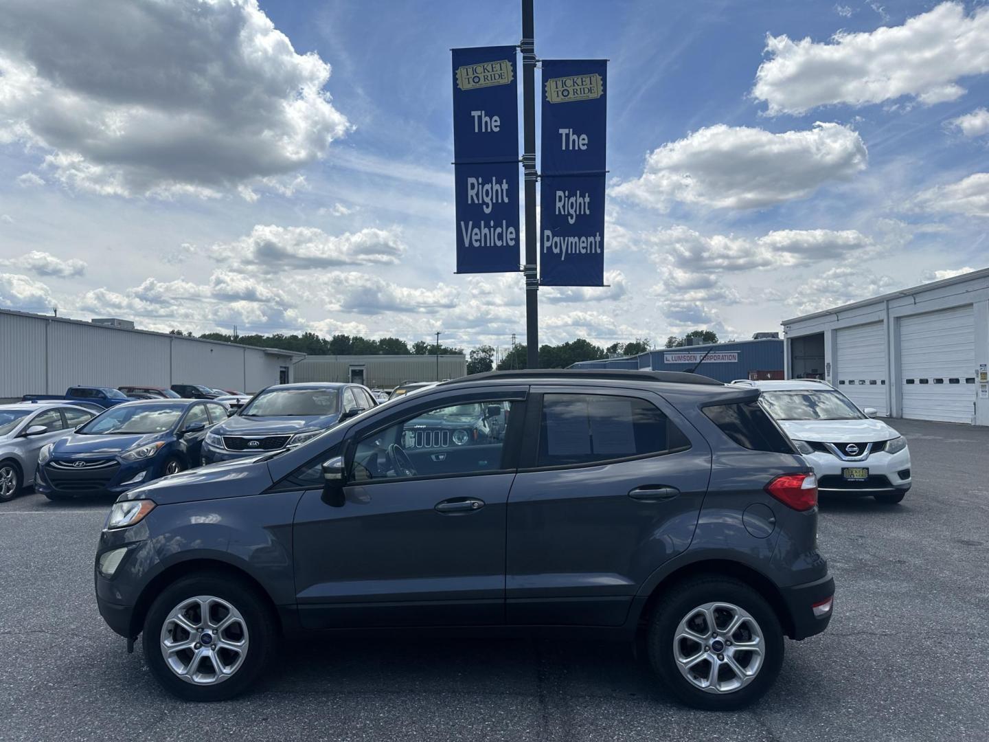 2018 BLUE Ford EcoSport SE AWD (MAJ6P1UL1JC) with an 2.0L L4 DOHC 16V engine, 6A transmission, located at 1254 Manheim Pike, Lancaster, PA, 17601, (717) 393-9133, 40.062870, -76.323273- Photo#7