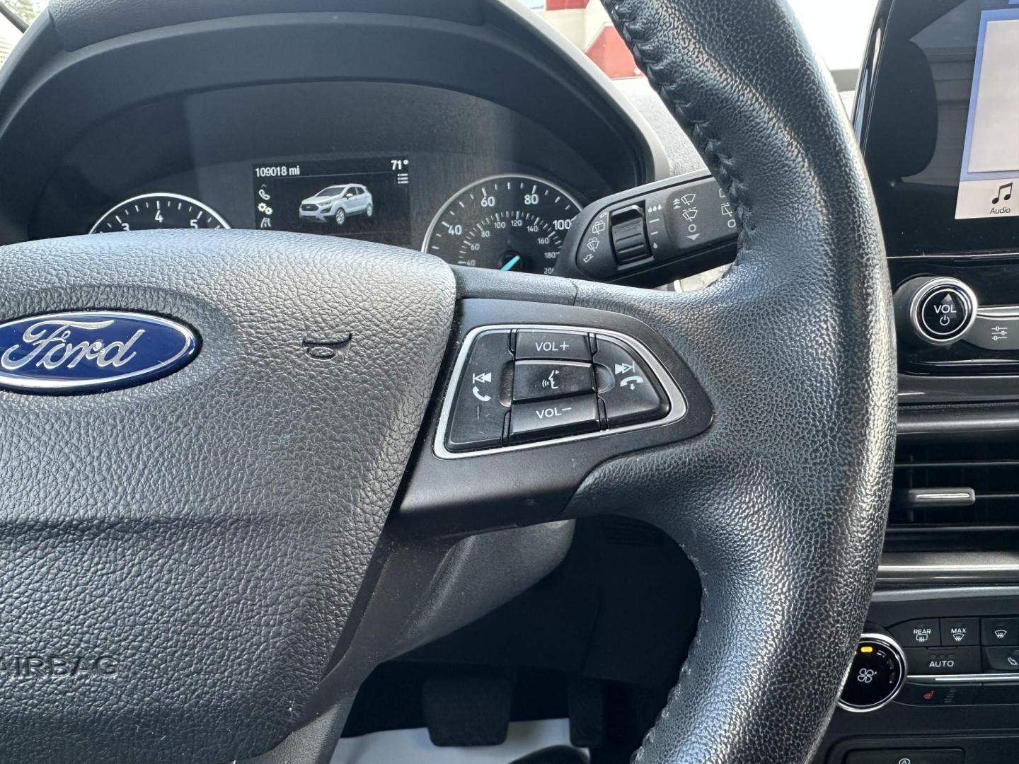 2018 BLUE Ford EcoSport SE AWD (MAJ6P1UL1JC) with an 2.0L L4 DOHC 16V engine, 6A transmission, located at 1254 Manheim Pike, Lancaster, PA, 17601, (717) 393-9133, 40.062870, -76.323273- Photo#13