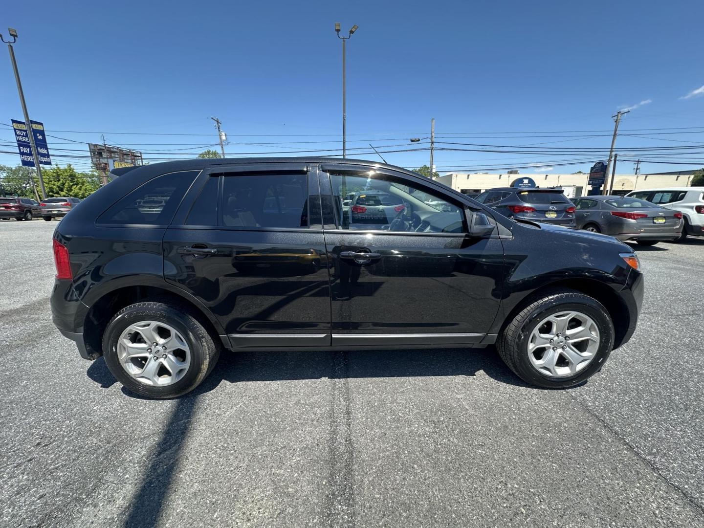 2013 BLACK Ford Edge SEL AWD (2FMDK4JC2DB) with an 3.5L V6 DOHC 24V engine, 6-Speed Automatic transmission, located at 1254 Manheim Pike, Lancaster, PA, 17601, (717) 393-9133, 40.062870, -76.323273- Photo#5