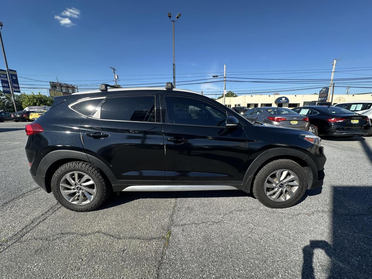 2017 BLACK Hyundai Tucson SE w/Preferred Package AWD (KM8J3CA42HU) with an 2.0L L4 DOHC 16V engine, 6A transmission, located at 1254 Manheim Pike, Lancaster, PA, 17601, (717) 393-9133, 40.062870, -76.323273- Photo#3