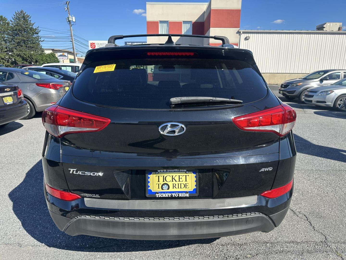 2017 BLACK Hyundai Tucson SE w/Preferred Package AWD (KM8J3CA42HU) with an 2.0L L4 DOHC 16V engine, 6A transmission, located at 1254 Manheim Pike, Lancaster, PA, 17601, (717) 393-9133, 40.062870, -76.323273- Photo#7