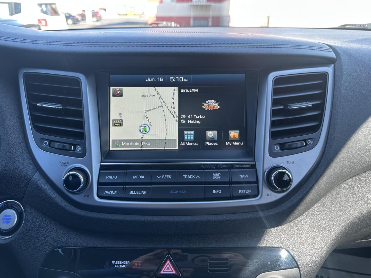 2017 BLACK Hyundai Tucson SE w/Preferred Package AWD (KM8J3CA42HU) with an 2.0L L4 DOHC 16V engine, 6A transmission, located at 1254 Manheim Pike, Lancaster, PA, 17601, (717) 393-9133, 40.062870, -76.323273- Photo#14