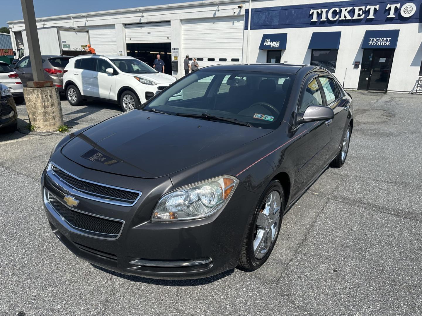 2012 SILVER Chevrolet Malibu 1LT (1G1ZC5E0XCF) with an 2.4L L4 DOHC 16V engine, 6-Speed Automatic transmission, located at 1254 Manheim Pike, Lancaster, PA, 17601, (717) 393-9133, 40.062870, -76.323273- Photo#0
