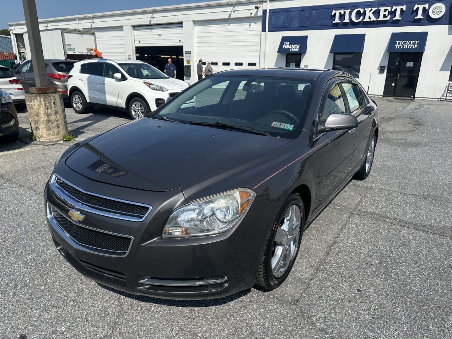 2012 SILVER Chevrolet Malibu 1LT (1G1ZC5E0XCF) with an 2.4L L4 DOHC 16V engine, 6-Speed Automatic transmission, located at 1254 Manheim Pike, Lancaster, PA, 17601, (717) 393-9133, 40.062870, -76.323273- Photo#0
