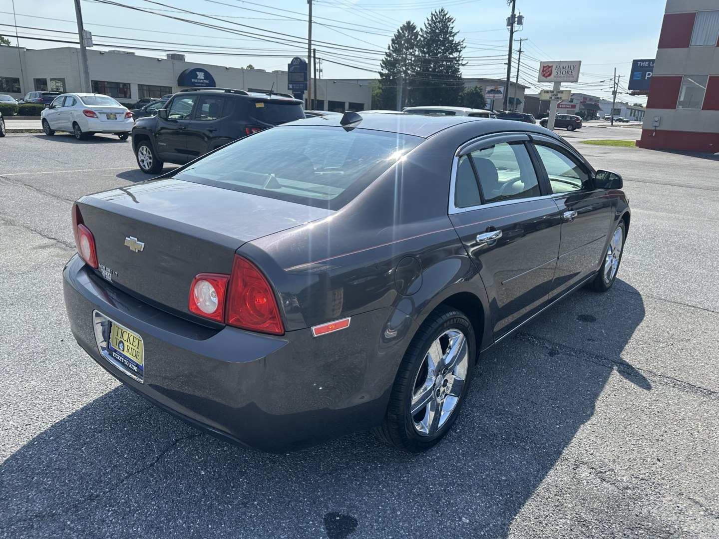 2012 SILVER Chevrolet Malibu 1LT (1G1ZC5E0XCF) with an 2.4L L4 DOHC 16V engine, 6-Speed Automatic transmission, located at 1254 Manheim Pike, Lancaster, PA, 17601, (717) 393-9133, 40.062870, -76.323273- Photo#6