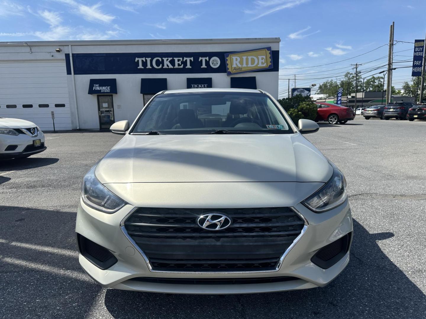 2018 TAN Hyundai Accent SEL 4-Door 6A (3KPC24A34JE) with an 1.6L L4 DOHC 16V engine, 6A transmission, located at 1254 Manheim Pike, Lancaster, PA, 17601, (717) 393-9133, 40.062870, -76.323273 - Photo#1