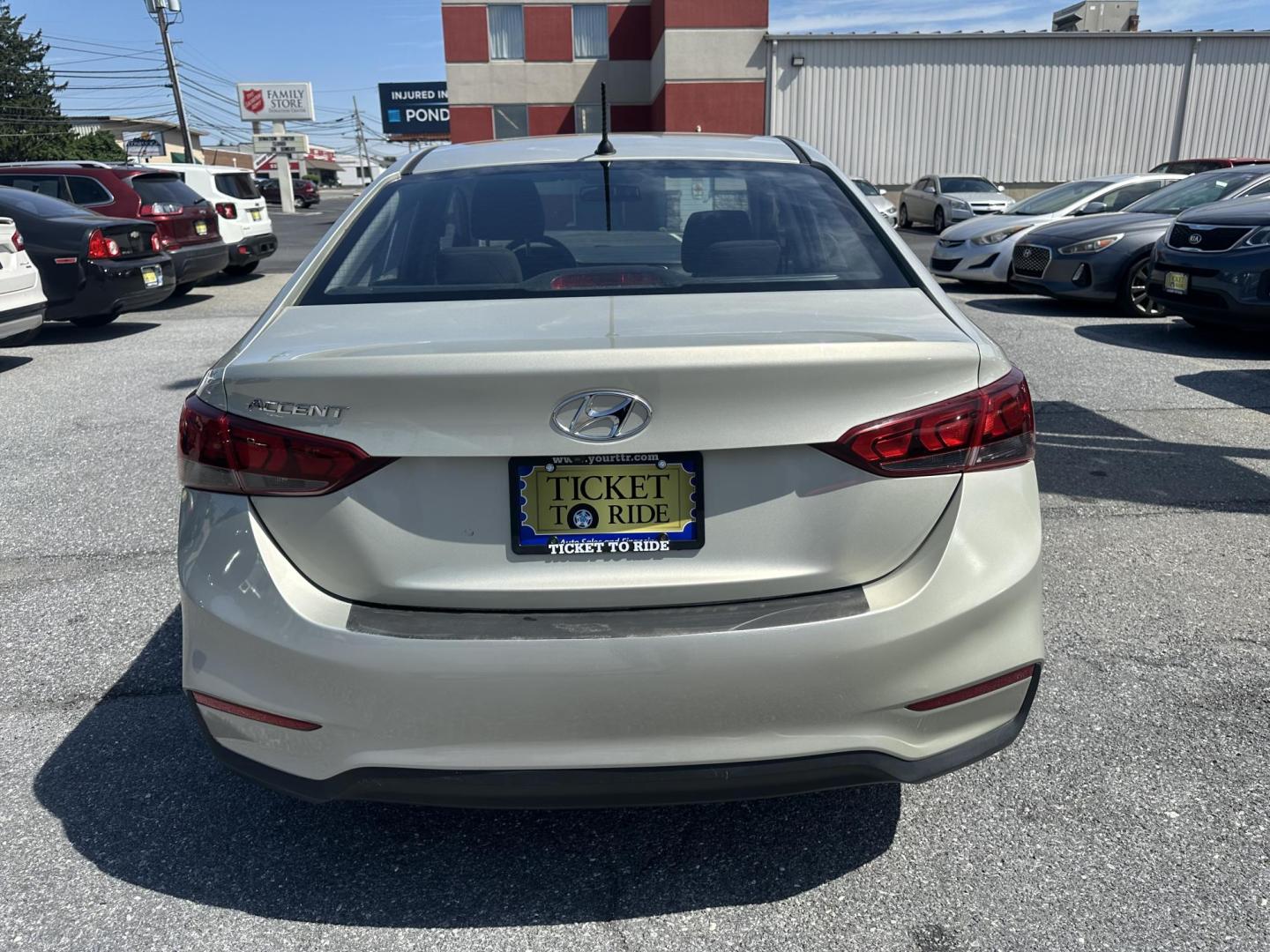 2018 TAN Hyundai Accent SEL 4-Door 6A (3KPC24A34JE) with an 1.6L L4 DOHC 16V engine, 6A transmission, located at 1254 Manheim Pike, Lancaster, PA, 17601, (717) 393-9133, 40.062870, -76.323273 - Photo#3