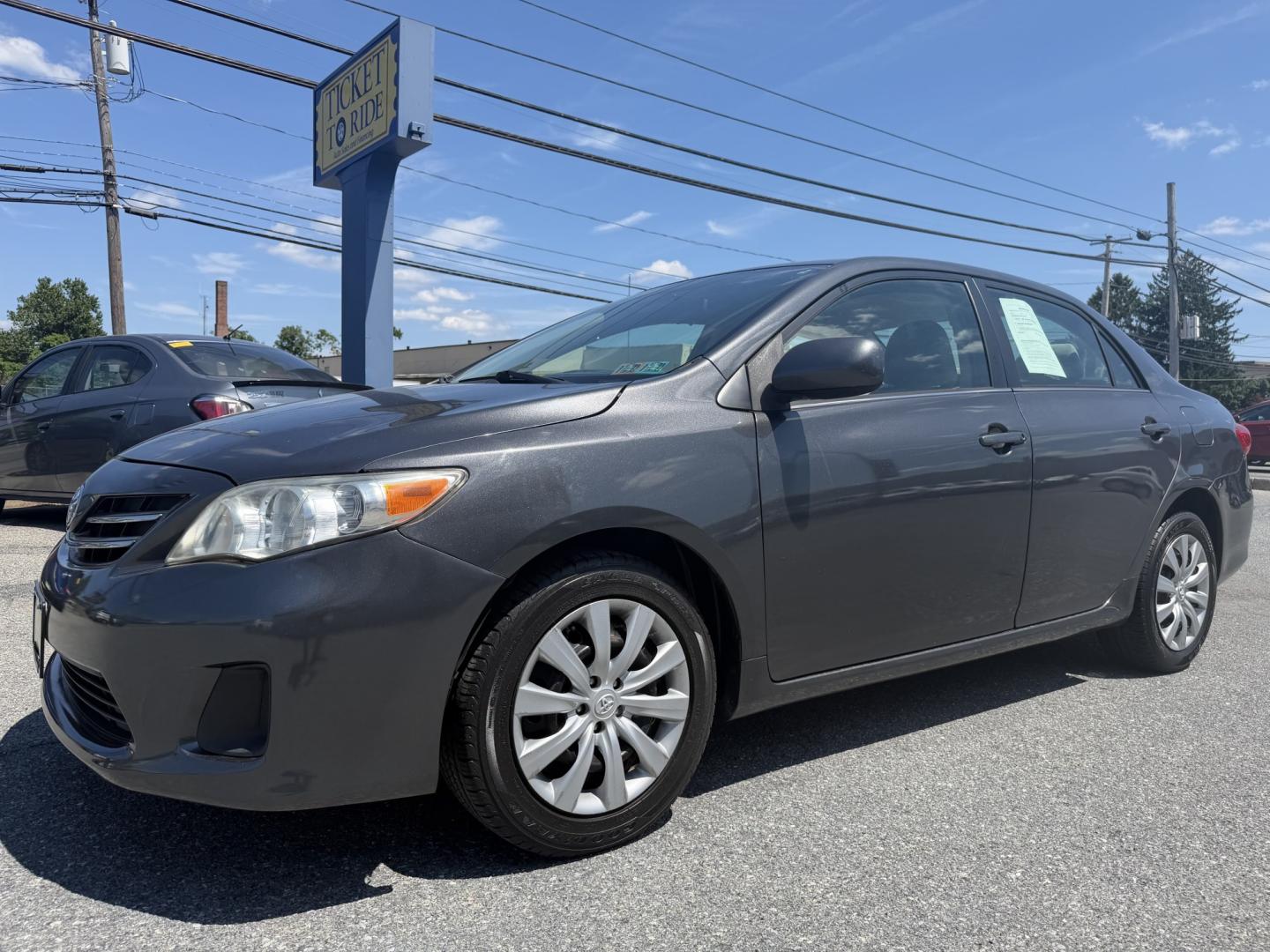 2013 GRAY Toyota Corolla S 5-Speed MT (2T1BU4EEXDC) with an 1.8L L4 DOHC 16V engine, 5-Speed Manual transmission, located at 1254 Manheim Pike, Lancaster, PA, 17601, (717) 393-9133, 40.062870, -76.323273 - Reliable, fuel-efficient, and ready for the road! The 2013 Toyota Corolla delivers the dependability Toyota is known for, along with a comfortable ride and affordable ownership costs. It’s a smart choice for commuting, errands, and everyday driving. Bad credit or no credit? We can help! Plus, e- Photo#0