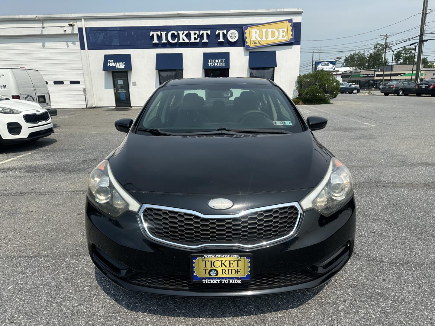 2014 BLACK Kia Forte LX A6 (KNAFK4A66E5) with an 1.8L L4 DOHC 16V engine, 6-Speed Automatic transmission, located at 1254 Manheim Pike, Lancaster, PA, 17601, (717) 393-9133, 40.062870, -76.323273- Photo#1