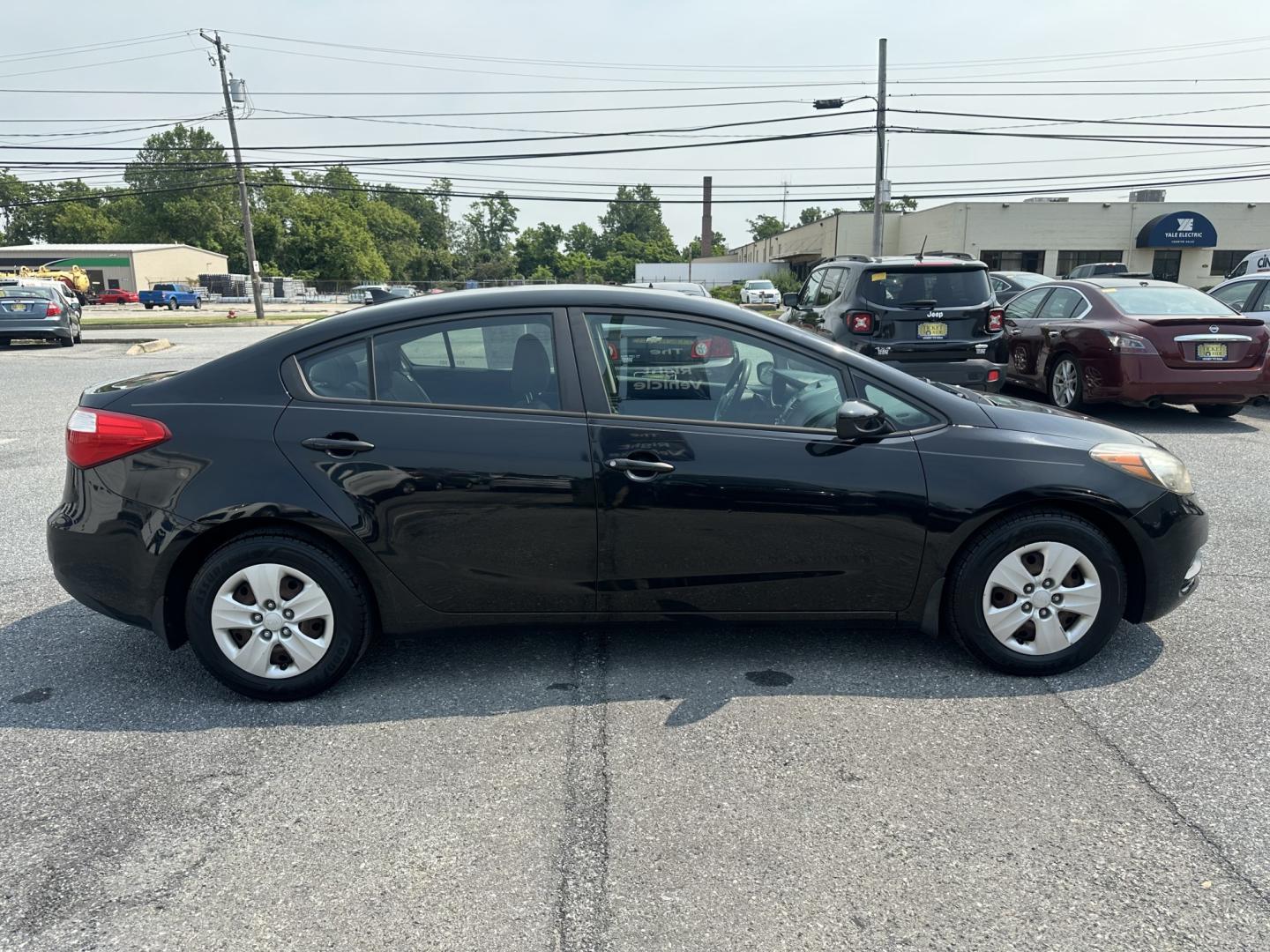 2014 BLACK Kia Forte LX A6 (KNAFK4A66E5) with an 1.8L L4 DOHC 16V engine, 6-Speed Automatic transmission, located at 1254 Manheim Pike, Lancaster, PA, 17601, (717) 393-9133, 40.062870, -76.323273- Photo#3
