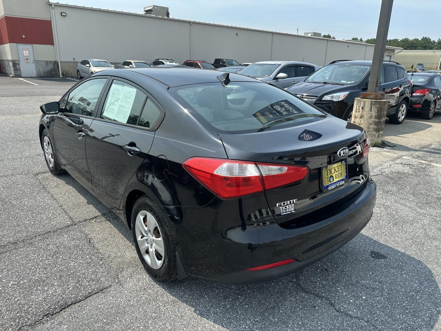 2014 BLACK Kia Forte LX A6 (KNAFK4A66E5) with an 1.8L L4 DOHC 16V engine, 6-Speed Automatic transmission, located at 1254 Manheim Pike, Lancaster, PA, 17601, (717) 393-9133, 40.062870, -76.323273- Photo#4