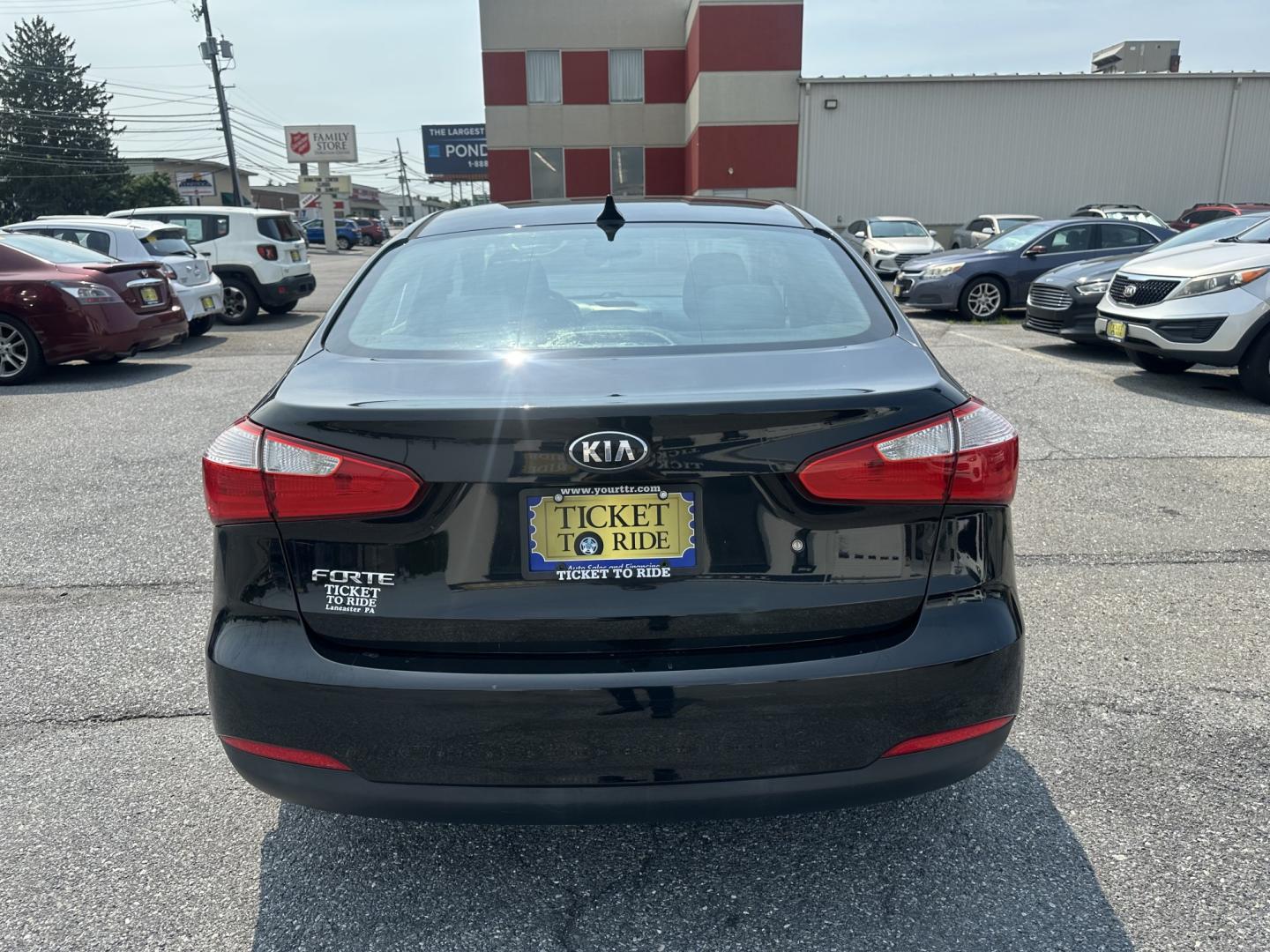 2014 BLACK Kia Forte LX A6 (KNAFK4A66E5) with an 1.8L L4 DOHC 16V engine, 6-Speed Automatic transmission, located at 1254 Manheim Pike, Lancaster, PA, 17601, (717) 393-9133, 40.062870, -76.323273- Photo#5