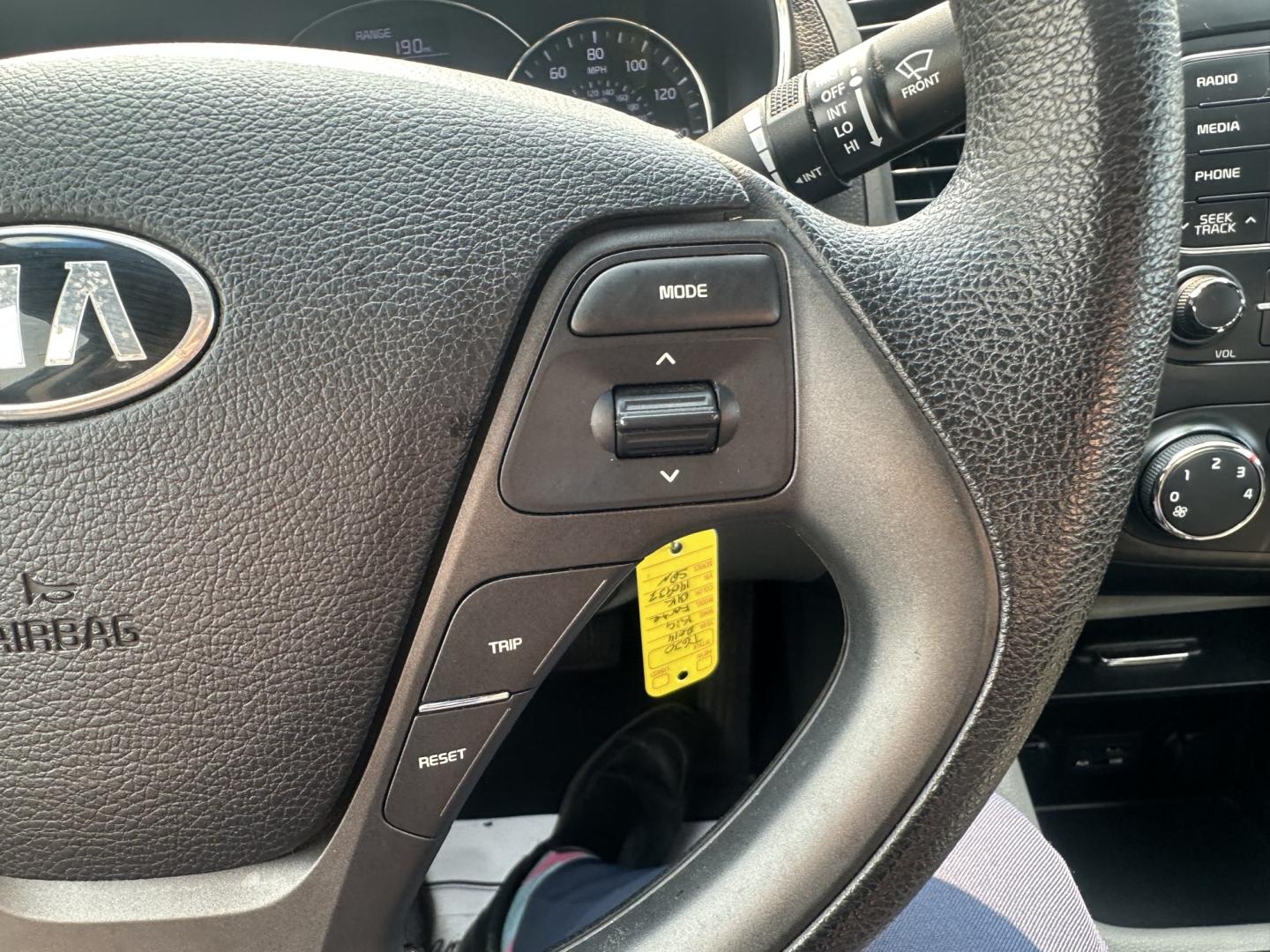 2014 BLACK Kia Forte LX A6 (KNAFK4A66E5) with an 1.8L L4 DOHC 16V engine, 6-Speed Automatic transmission, located at 1254 Manheim Pike, Lancaster, PA, 17601, (717) 393-9133, 40.062870, -76.323273- Photo#15