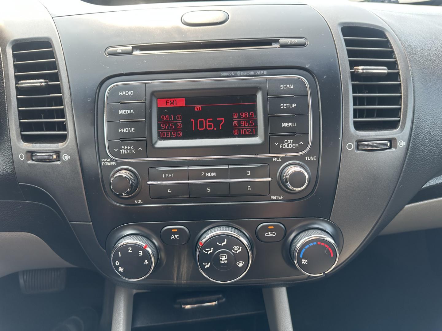 2014 BLACK Kia Forte LX A6 (KNAFK4A66E5) with an 1.8L L4 DOHC 16V engine, 6-Speed Automatic transmission, located at 1254 Manheim Pike, Lancaster, PA, 17601, (717) 393-9133, 40.062870, -76.323273- Photo#17