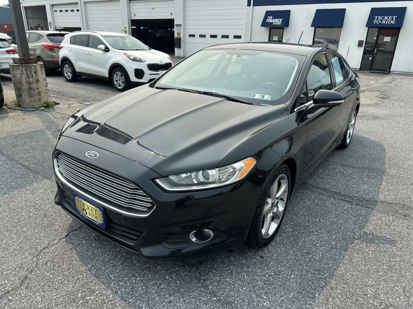 2014 BLACK Ford Fusion SE (3FA6P0H99ER) with an 2.0L L4 DOHC 16V engine, located at 1254 Manheim Pike, Lancaster, PA, 17601, (717) 393-9133, 40.062870, -76.323273- Photo#0