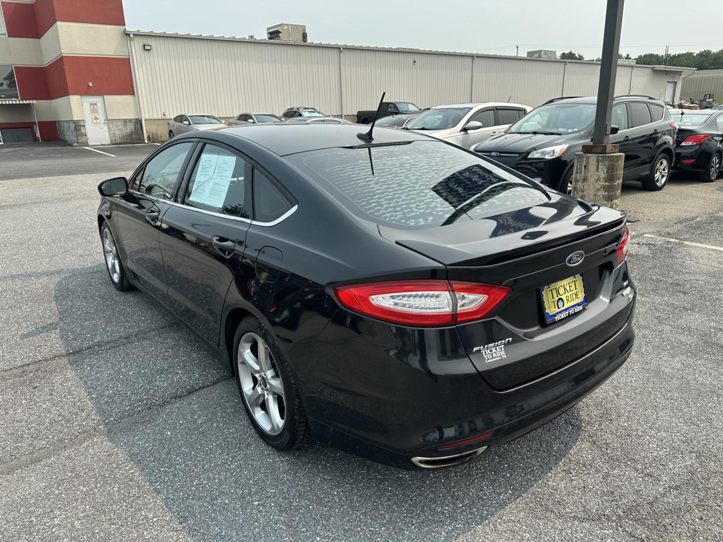 2014 BLACK Ford Fusion SE (3FA6P0H99ER) with an 2.0L L4 DOHC 16V engine, located at 1254 Manheim Pike, Lancaster, PA, 17601, (717) 393-9133, 40.062870, -76.323273- Photo#4