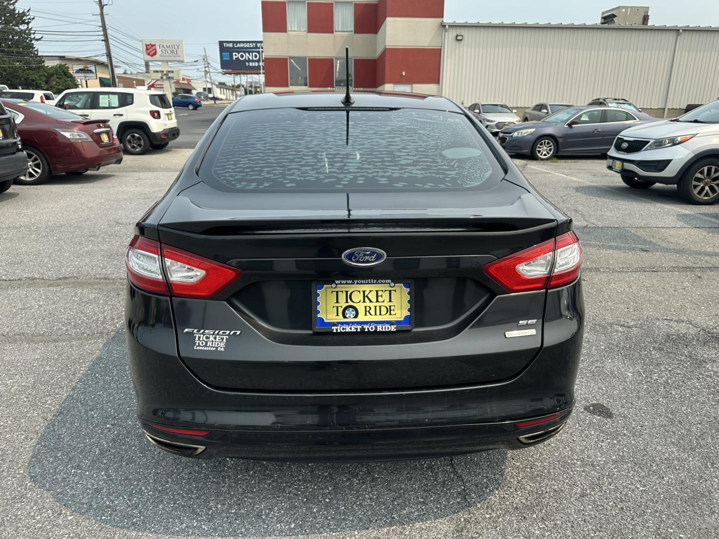 2014 BLACK Ford Fusion SE (3FA6P0H99ER) with an 2.0L L4 DOHC 16V engine, located at 1254 Manheim Pike, Lancaster, PA, 17601, (717) 393-9133, 40.062870, -76.323273- Photo#5