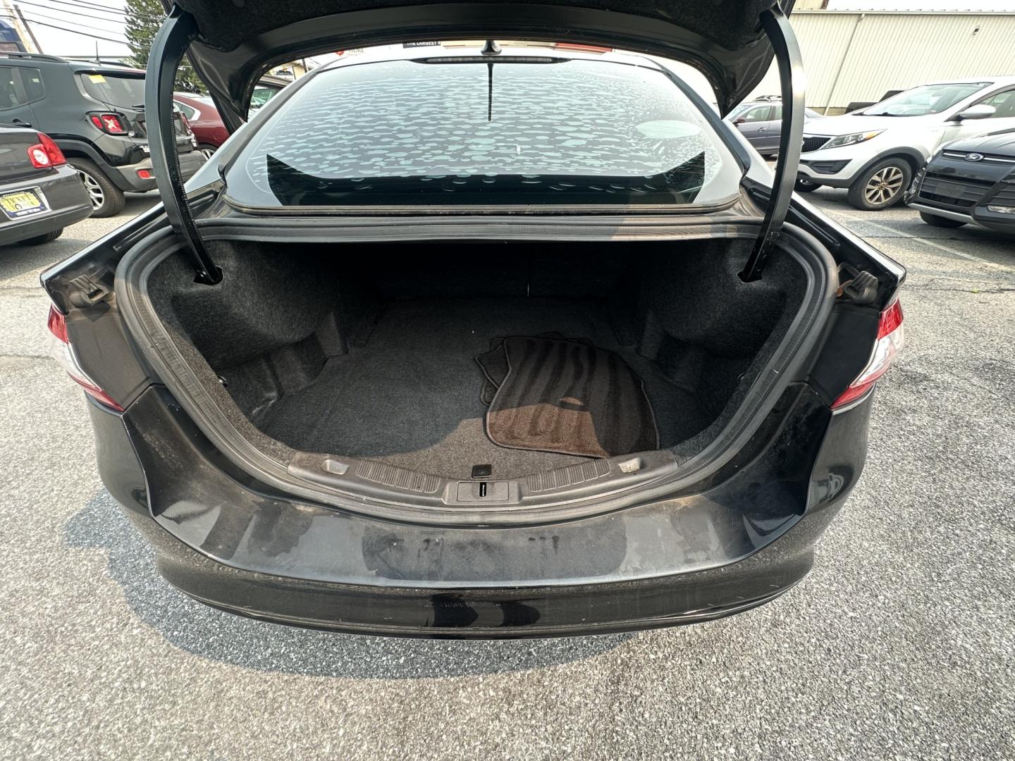 2014 BLACK Ford Fusion SE (3FA6P0H99ER) with an 2.0L L4 DOHC 16V engine, located at 1254 Manheim Pike, Lancaster, PA, 17601, (717) 393-9133, 40.062870, -76.323273- Photo#12