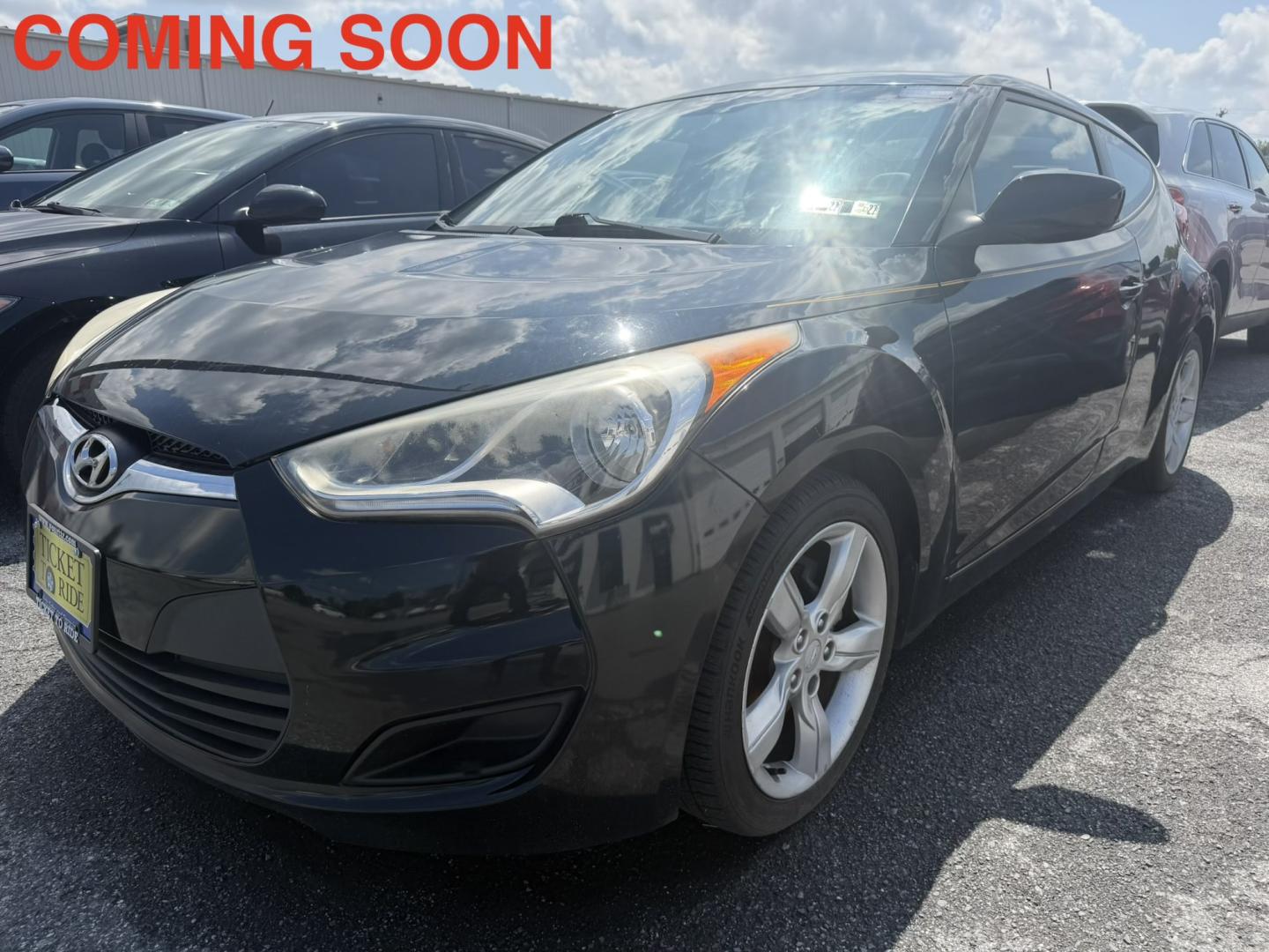 2012 BLACK Hyundai Veloster Base (KMHTC6AD3CU) with an 1.6L L4 DOHC 16V engine, located at 1254 Manheim Pike, Lancaster, PA, 17601, (717) 393-9133, 40.062870, -76.323273- Photo#0
