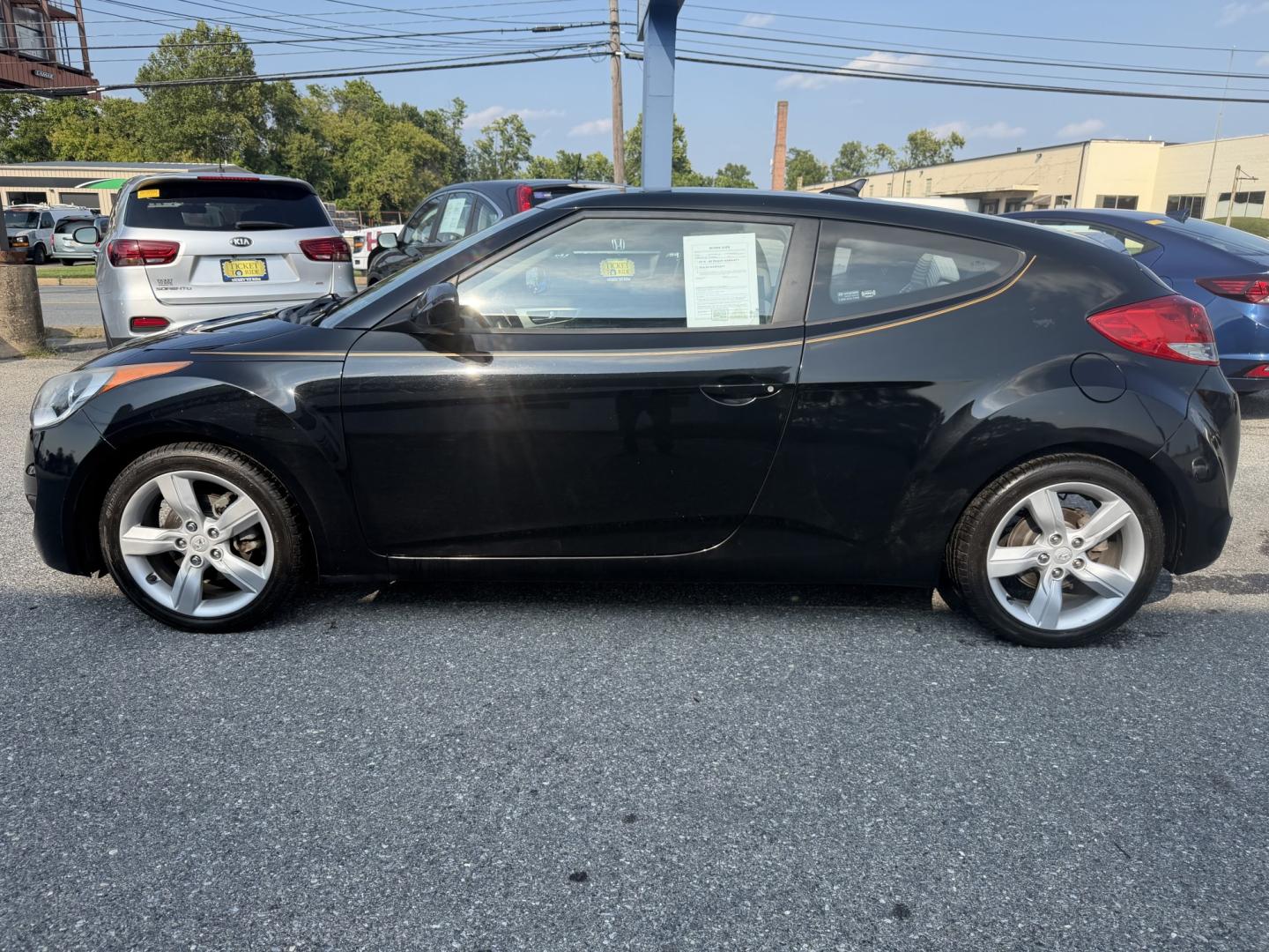 2012 BLACK Hyundai Veloster Base (KMHTC6AD3CU) with an 1.6L L4 DOHC 16V engine, located at 1254 Manheim Pike, Lancaster, PA, 17601, (717) 393-9133, 40.062870, -76.323273- Photo#1