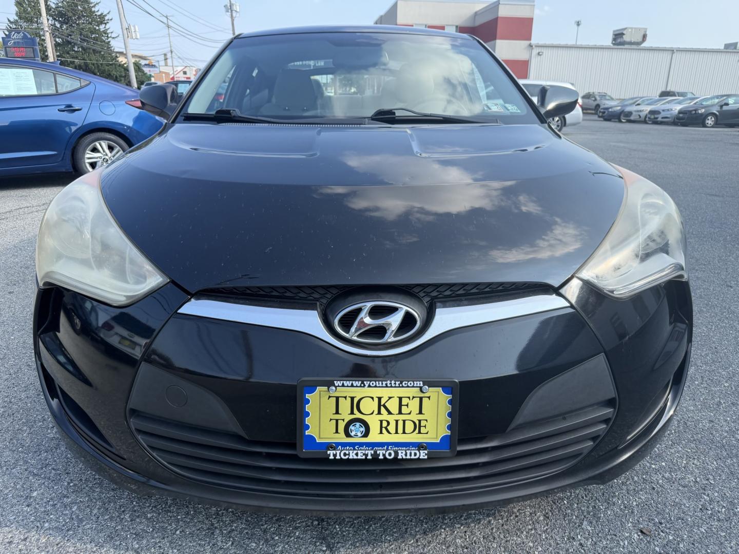 2012 BLACK Hyundai Veloster Base (KMHTC6AD3CU) with an 1.6L L4 DOHC 16V engine, located at 1254 Manheim Pike, Lancaster, PA, 17601, (717) 393-9133, 40.062870, -76.323273- Photo#6