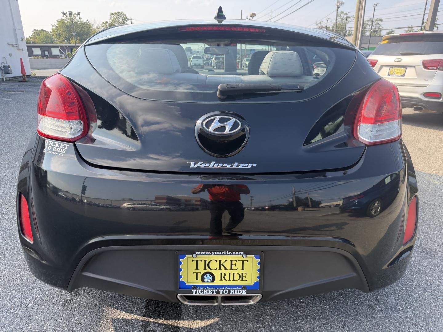 2012 BLACK Hyundai Veloster Base (KMHTC6AD3CU) with an 1.6L L4 DOHC 16V engine, located at 1254 Manheim Pike, Lancaster, PA, 17601, (717) 393-9133, 40.062870, -76.323273- Photo#3