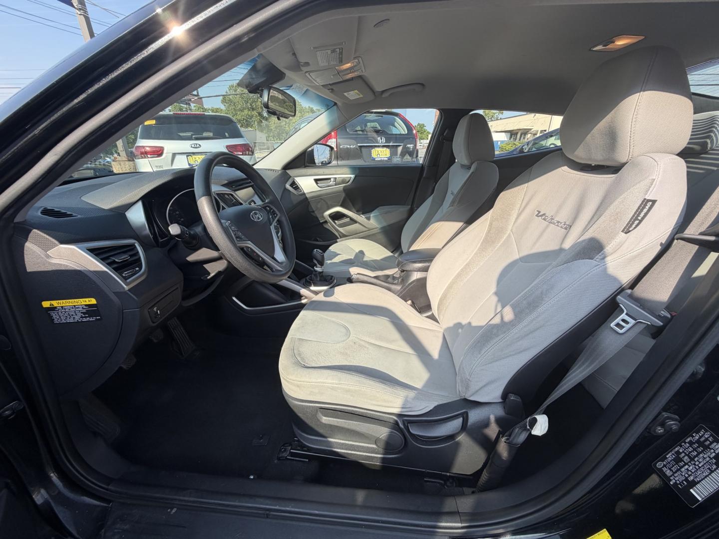 2012 BLACK Hyundai Veloster Base (KMHTC6AD3CU) with an 1.6L L4 DOHC 16V engine, located at 1254 Manheim Pike, Lancaster, PA, 17601, (717) 393-9133, 40.062870, -76.323273- Photo#10