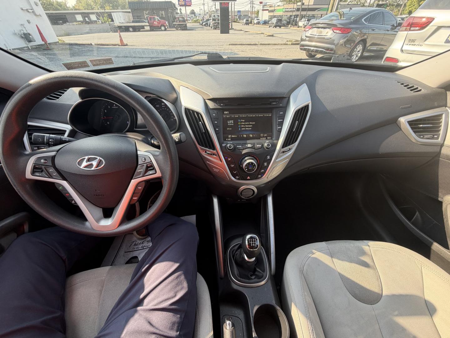 2012 BLACK Hyundai Veloster Base (KMHTC6AD3CU) with an 1.6L L4 DOHC 16V engine, located at 1254 Manheim Pike, Lancaster, PA, 17601, (717) 393-9133, 40.062870, -76.323273- Photo#7