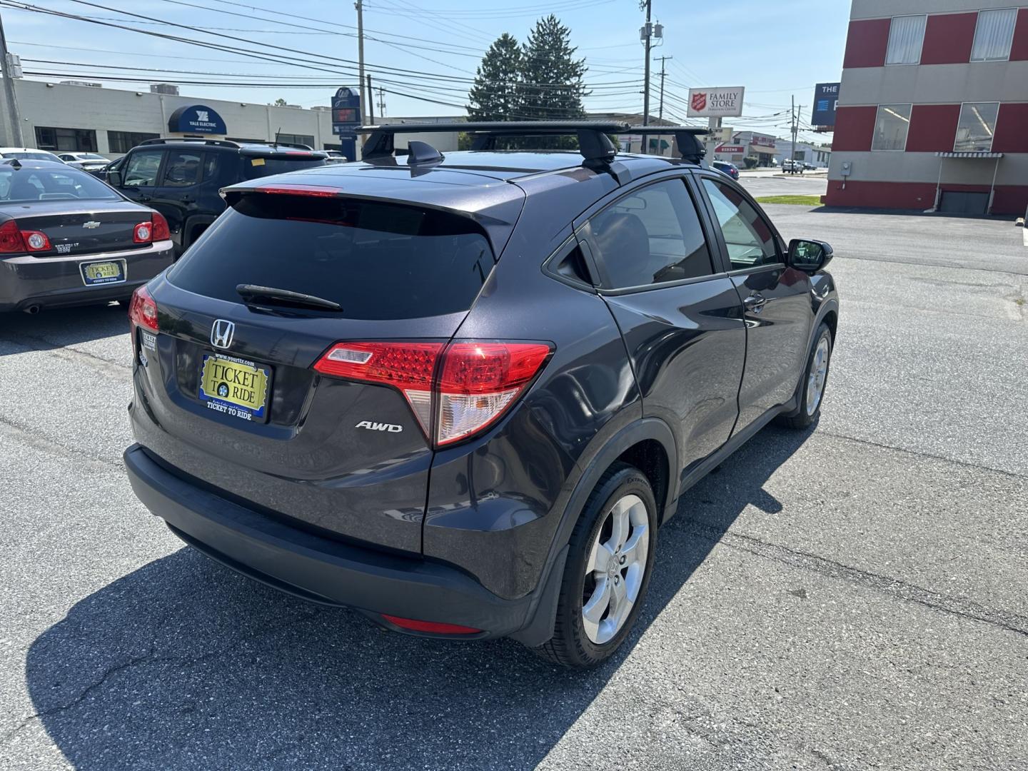 2016 BLACK Honda HR-V EX 4WD CVT (3CZRU6H56GM) with an 1.8L L4 DOHC 16V engine, CVT transmission, located at 1254 Manheim Pike, Lancaster, PA, 17601, (717) 393-9133, 40.062870, -76.323273- Photo#6