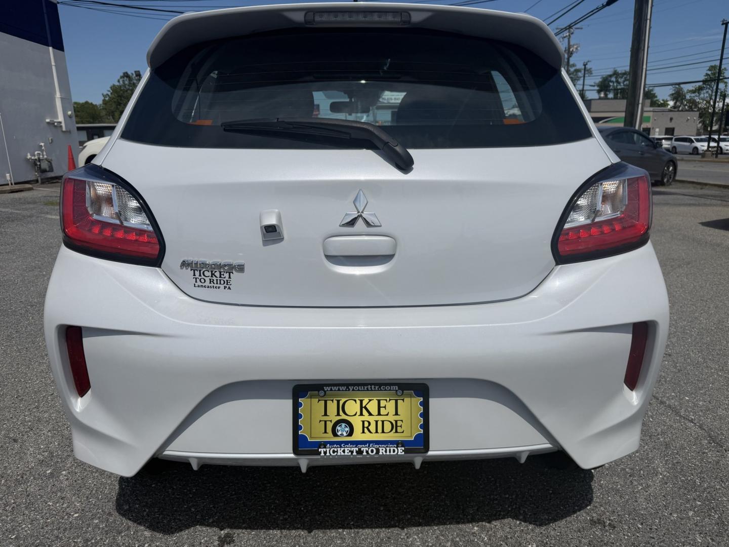 2022 WHITE Mitsubishi Mirage ES CVT (ML32AUHJ7NH) with an 1.2L L3 DOHC engine, CVT transmission, located at 1254 Manheim Pike, Lancaster, PA, 17601, (717) 393-9133, 40.062870, -76.323273 - The 2019 Mitsubishi Mirage G4 is an affordable, fuel-efficient sedan that’s perfect for commuting and everyday driving. Its compact size makes it easy to maneuver and park, while the comfortable interior, four-door design, and spacious trunk provide plenty of everyday practicality. With low operat- Photo#3