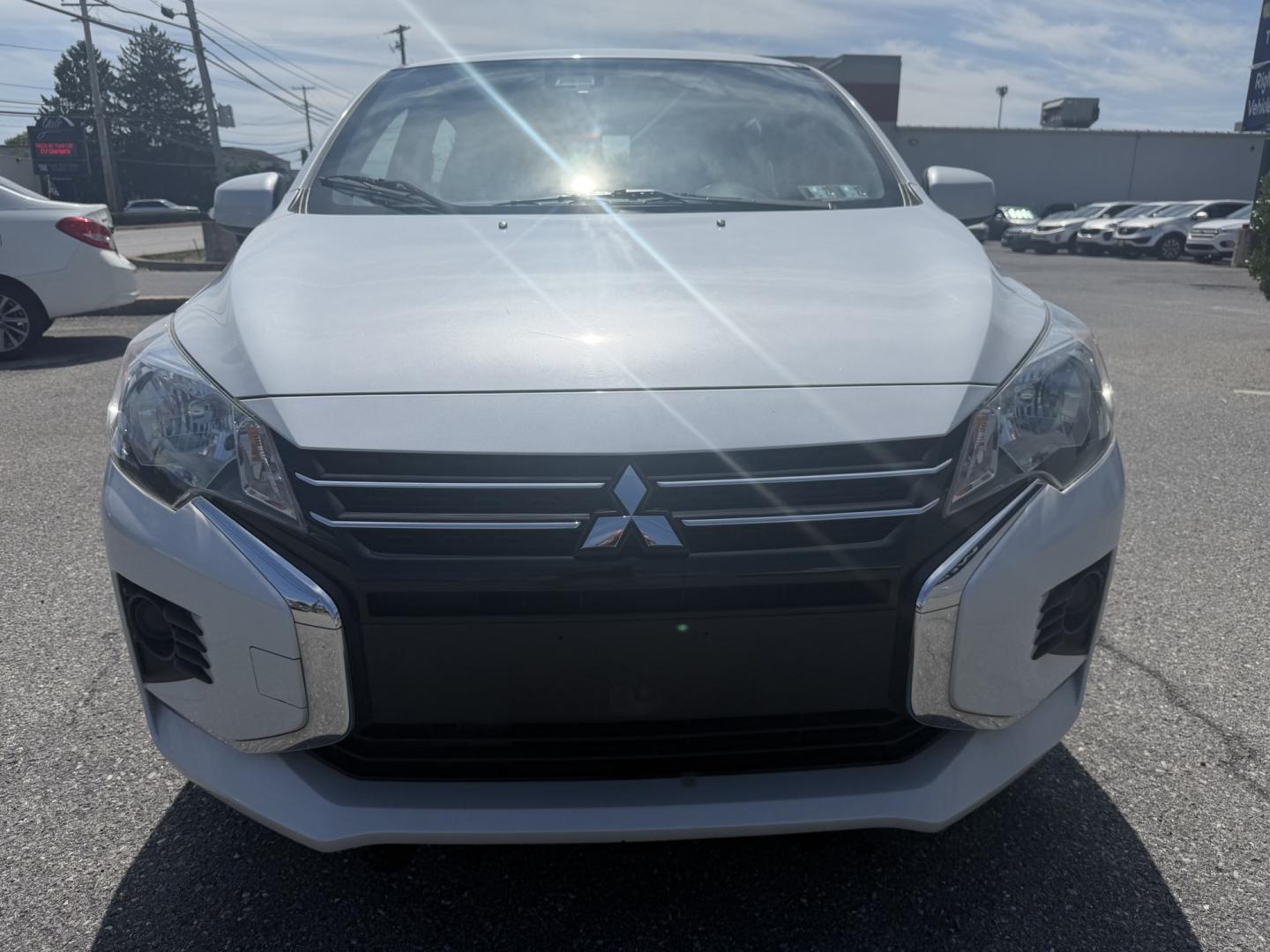 2022 WHITE Mitsubishi Mirage ES CVT (ML32AUHJ7NH) with an 1.2L L3 DOHC engine, CVT transmission, located at 1254 Manheim Pike, Lancaster, PA, 17601, (717) 393-9133, 40.062870, -76.323273 - The 2019 Mitsubishi Mirage G4 is an affordable, fuel-efficient sedan that’s perfect for commuting and everyday driving. Its compact size makes it easy to maneuver and park, while the comfortable interior, four-door design, and spacious trunk provide plenty of everyday practicality. With low operat- Photo#7